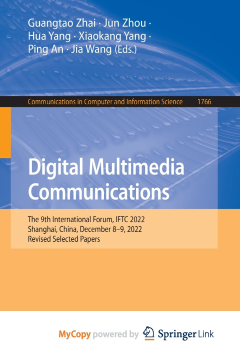 Buch Digital Multimedia Communications Guangtao Zhai