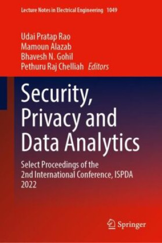 Knjiga Security, Privacy and Data Analytics Udai Pratap Rao