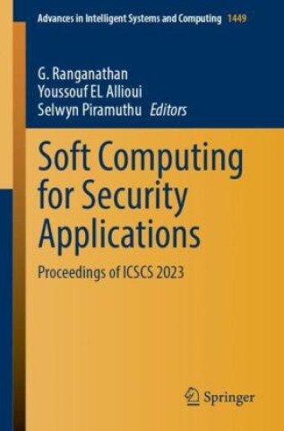 Kniha Soft Computing for Security Applications G. Ranganathan