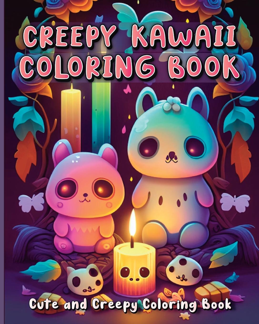 Libro Creepy Kawaii Coloring Book 