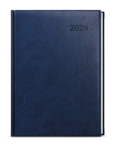 Naptár/Határidőnapló Týdenní diář 2024 Oskar Vivella A5 modrý 