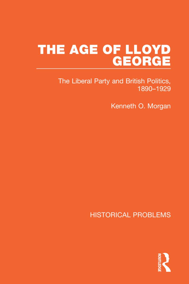 Book Age of Lloyd George Kenneth O. Morgan