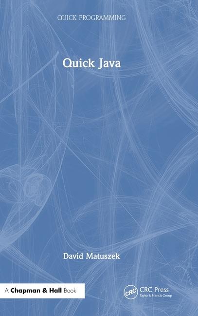 Book Quick Java David Matuszek