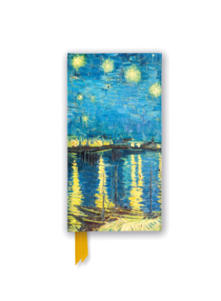 Calendario/Agenda Van Gogh: Starry Night over the Rhone (Foiled Slimline Journal) 