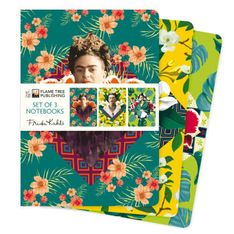 Kalendár/Diár Frida Kahlo Set of 3 Standard Notebooks 