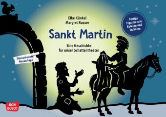 Livre Sankt Martin. Eine Geschichte für unser Schattentheater, m. 1 Beilage Elke Künkel