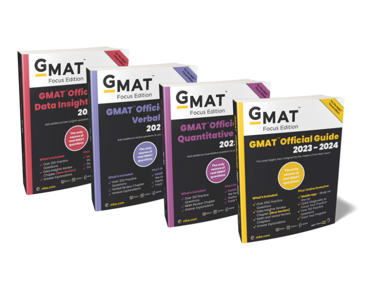 Kniha GMAT Official Guide 2023-2024: Books + Online Question Bank Bundle 