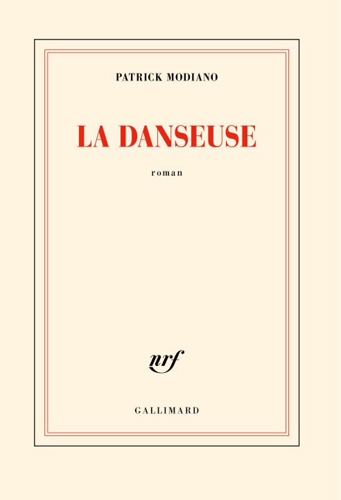 Könyv La danseuse Modiano