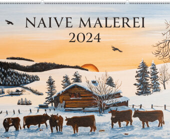 Calendar / Agendă Kalender Naive Malerei 2024 Ursula Regez