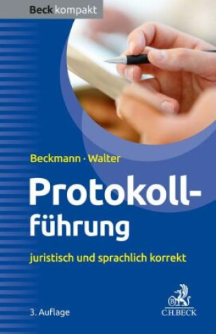 Libro Protokollführung Edmund Beckmann