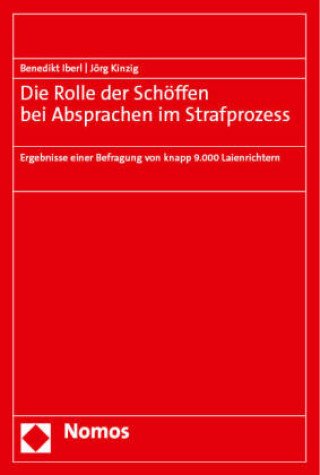 Книга Die Rolle der Schöffen bei Absprachen im Strafprozess Jörg Kinzig