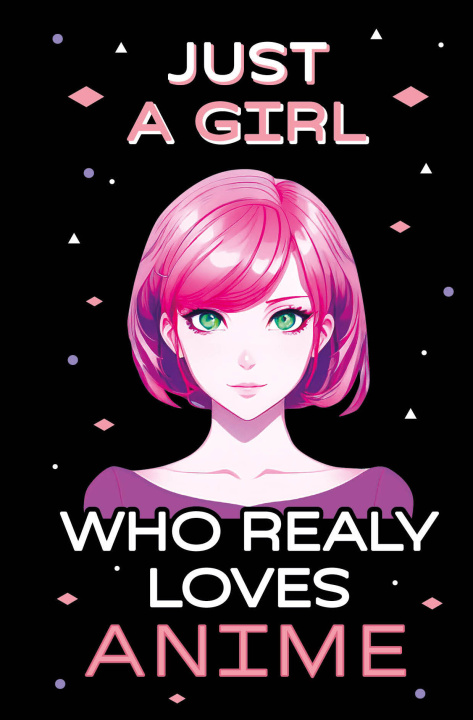 Kniha Скетчбук. Just A Girl Who Loves Anime (темный) (138х212 мм, твердый переплет, 96 стр., офсет 160 гр.) 