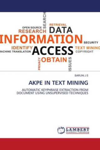Knjiga AKPE IN TEXT MINING BARUNI J S