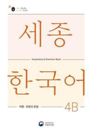Book Sejong Korean Vocabulary and Grammar 4B 