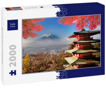 Joc / Jucărie Lais Puzzle Mount Fuji Japan in Herbstfarben 2000 Teile Lais Systeme GmbH