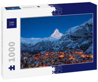 Joc / Jucărie Lais Puzzle Zermatt am frühen Morgen mit Matterhorn 1000 Teile Lais Systeme GmbH