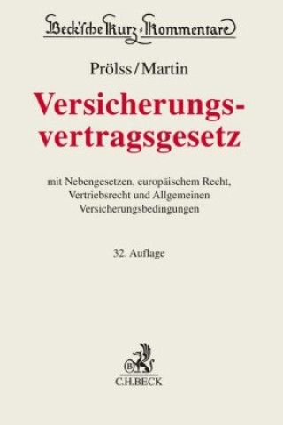 Kniha Versicherungsvertragsgesetz Christian Armbrüster