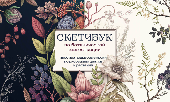 Kniha Скетчбук по ботанической иллюстрации. Простые пошаговые уроки по рисованию цветов и растений 