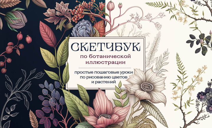 Book Скетчбук по ботанической иллюстрации. Простые пошаговые уроки по рисованию цветов и растений 