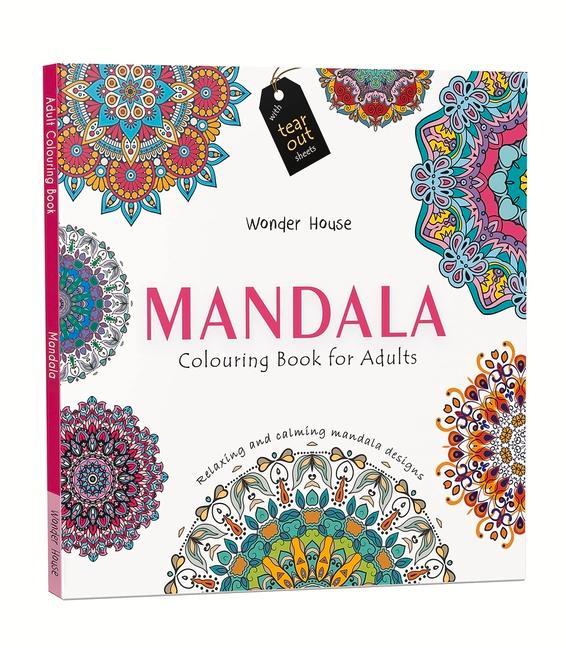 Book Mandala: Colouring Books for Adults with Tear Out Sheets 