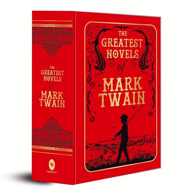 Könyv The Greatest Novels of Mark Twain: Deluxe Hardbound Edition 