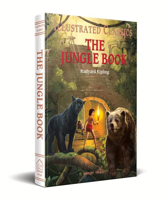 Kniha The Jungle Book: Illustrated Abridged Children Classics English Novel with Review Questions (Hardback) 