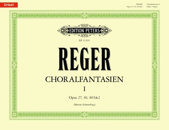 Kniha Choralfantasien für Orgel Band 1: op. 27, 30, 40/1&2 Martin Schmeding