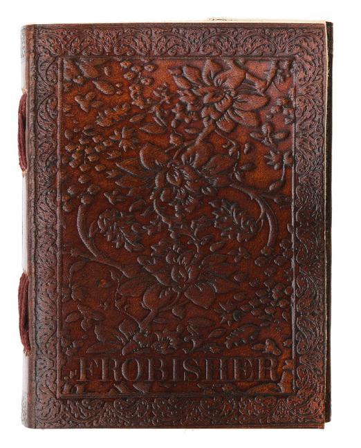 Könyv Floral Leather Journal Medium 