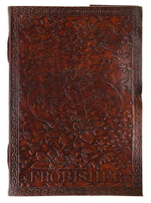 Książka Floral Leather Journal Large 