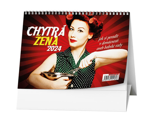 Kalendář/Diář Chytrá žena 2024 - stolní kalendář 