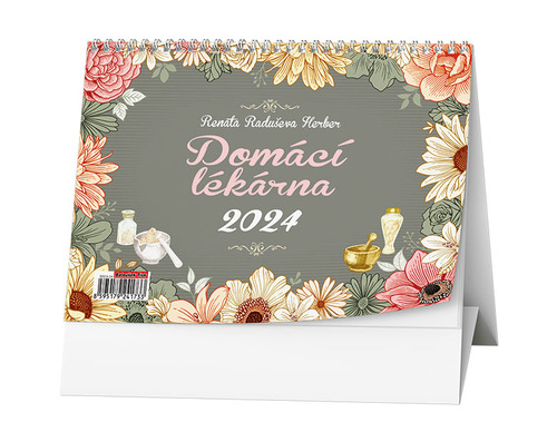 Calendar / Agendă Domácí lékárna 2024 - stolní kalendář 