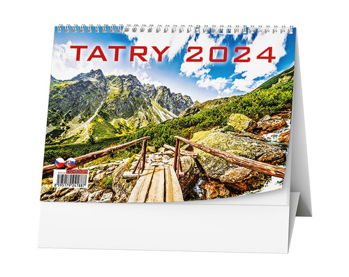 Календар/тефтер Tatry 2024 - stolní kalendář 