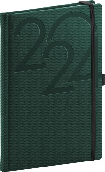 Kalendář/Diář Diář 2024: Ajax - zelený, týdenní, 15 × 21 cm 