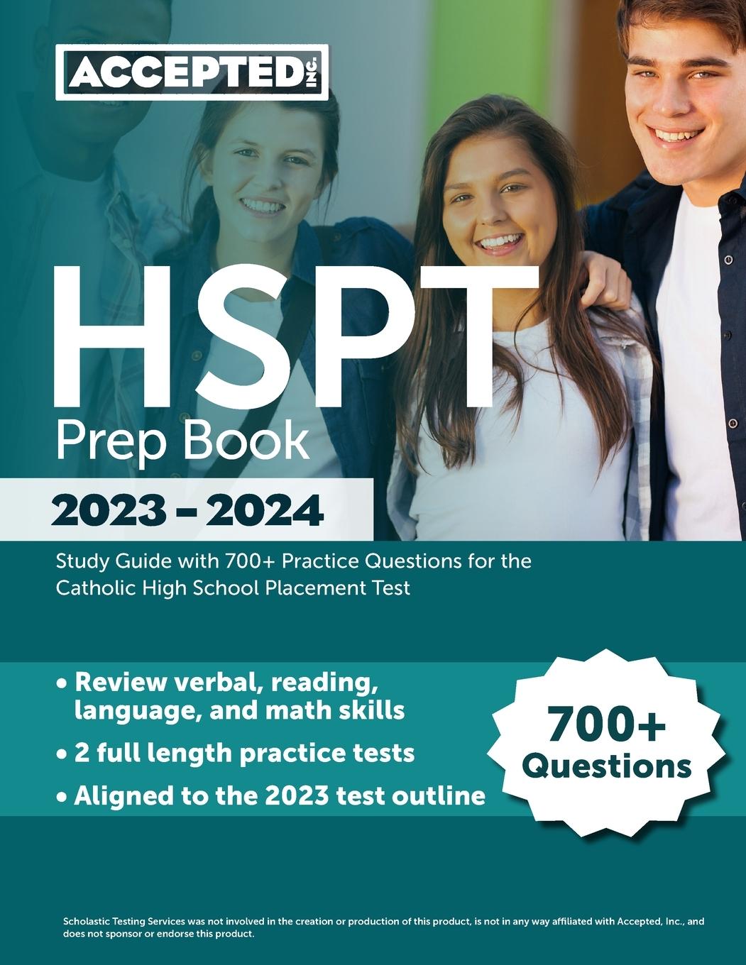 Kniha HSPT Prep Book 2023-2024 