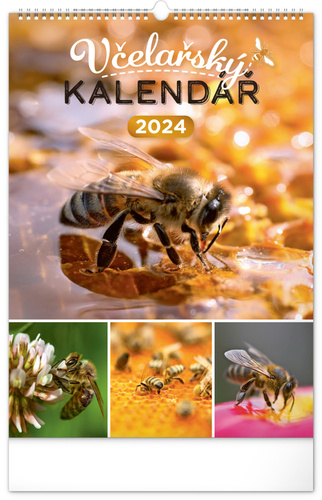 Kalendář/Diář Včelařský kalendář 2024 - nástěnný kalendář 