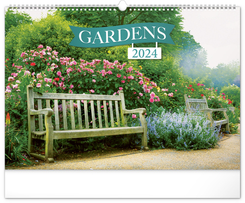 Naptár/Határidőnapló Zahrady 2024 - nástěnný kalendář 