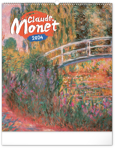 Calendar / Agendă Claude Monet 2024 - nástěnný kalendář 