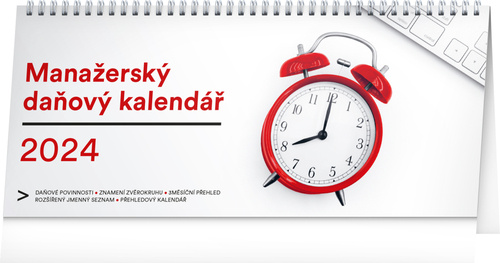 Calendar / Agendă Manažerský daňový kalendář 2024 - stolní kalendář 