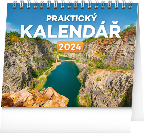Kalendář/Diář Praktický kalendář 2024 - stolní kalendář 