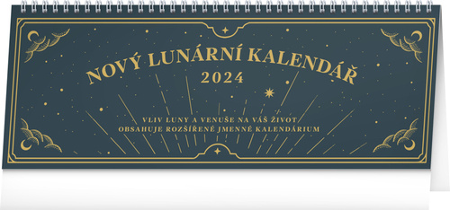 Календар/тефтер Nový lunární kalendář 2024 - stolní kalendář 