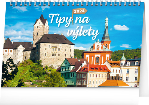 Calendar / Agendă Tipy na výlety 2024 - stolní kalendář 