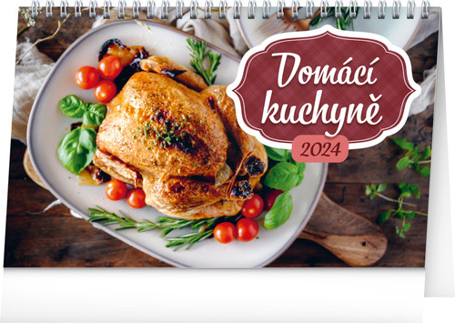 Naptár/Határidőnapló Domácí kuchyně 2024 - stolní kalendář 