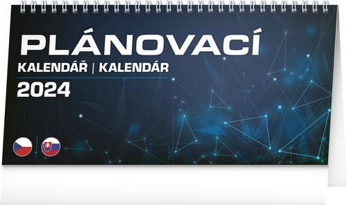 Calendar/Diary Plánovací kalendář CZ/SK 2024 - stolní kalendář 