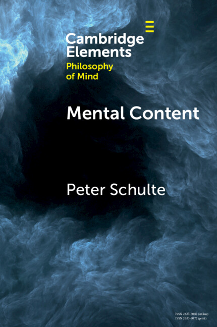 Knjiga Mental Content Peter Schulte