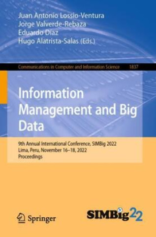 Boek Information Management and Big Data Juan Antonio Lossio-Ventura