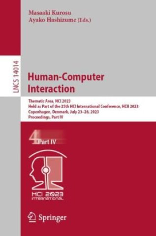 Knjiga Human-Computer Interaction Masaaki Kurosu