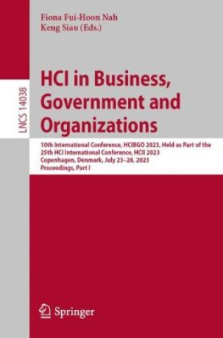 Kniha HCI in Business, Government and Organizations Fiona Fui-Hoon Nah