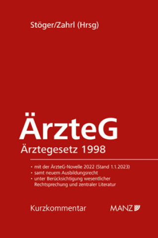 Kniha ÄrzteG - Ärztegesetz 1998 Karl Stöger