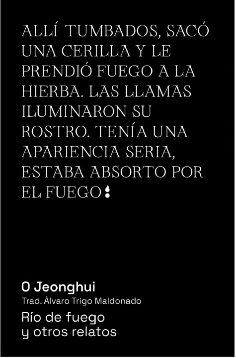 Kniha RIO DE FUEGO Y OTROS RELATOS O JEONGHUI