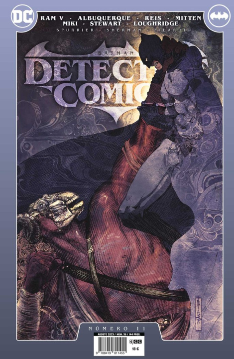 Carte BATMAN DETECTIVE COMICS 11 SPURRIER